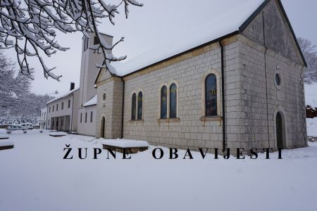 Read more: ŽUPNE OBAVIJESTI  - 32. nedjelja kroz godinu  - A