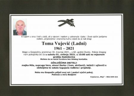 Read more: Umro Toma Vujević 
