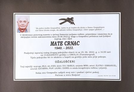 Read more: Umro Mate Crnac